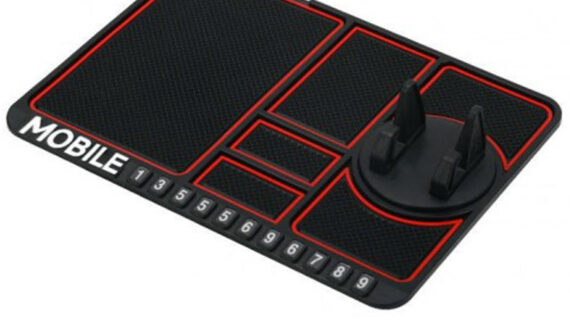 Çok Fonksiyonlu Araç içi Torpido Kaydırmaz Telefon Tutucu Organizer Numaratörlü