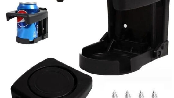 Portatif Katlanır Bardak Tutucu Vidalı Veya Yapışkanlı