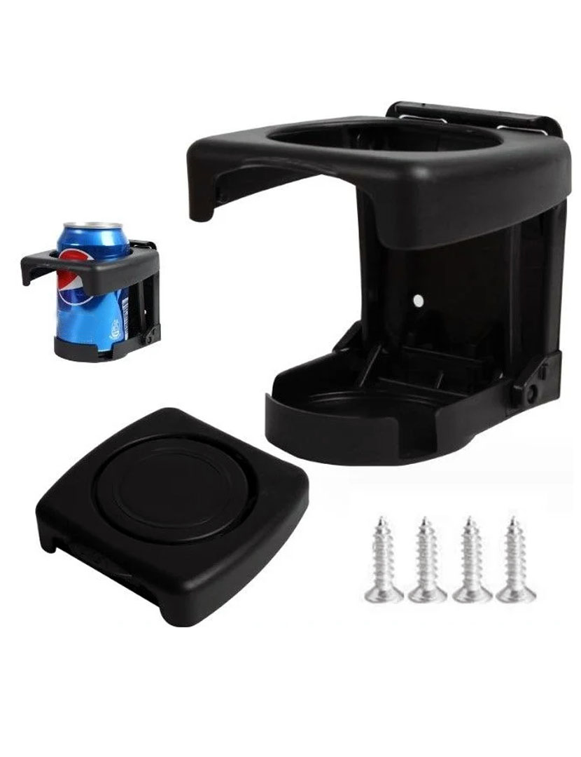 Portatif Katlanır Bardak Tutucu Vidalı Veya Yapışkanlı