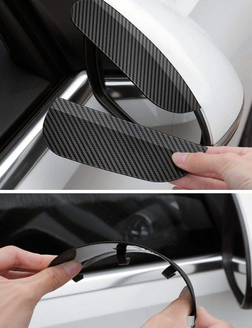 Araç Ayna Yağmur Koruyucu Siper + Yağmur Kaydırıcı Film