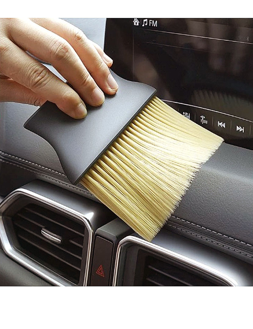 Araç Detay Temizlik Fırçası Yumuşak Uçlu ve Temizlik Bezi