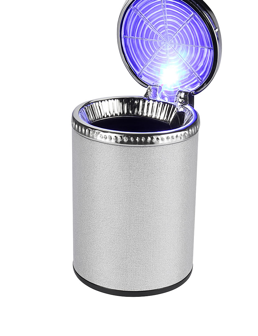 RGB 7 Renkli Led Işıklı Kapaklı Lüks Oto Küllük