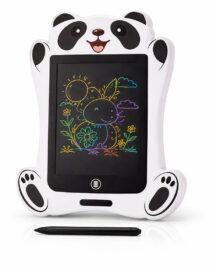 Kedi Figürlü LCD Yazı Tableti Renkli Çizim ve Yazı Tahtası 3+(Beyaz)